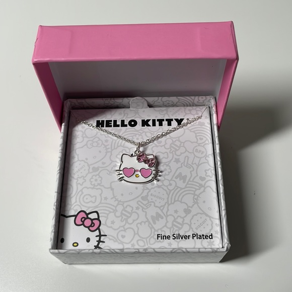 Hello Kitty Jewelry - Hello Kitty Fine Silver Plated Necklace Gift Box